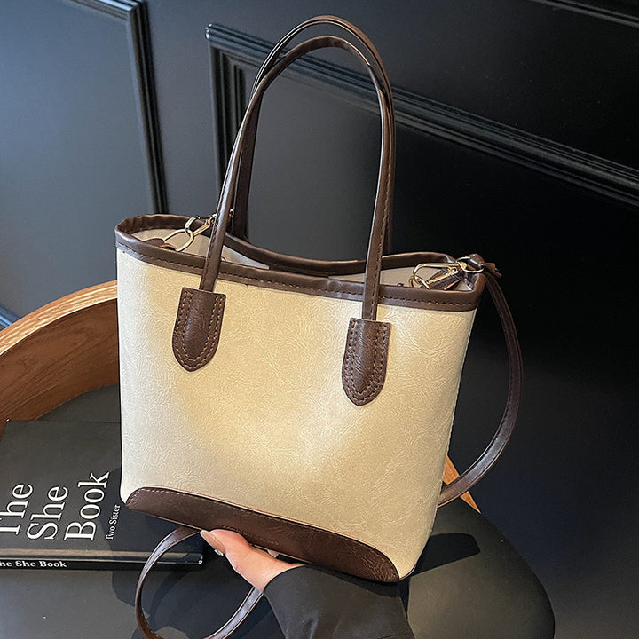 Damen Handtasche mit strukturiertem Kunstleder Nord Taschen