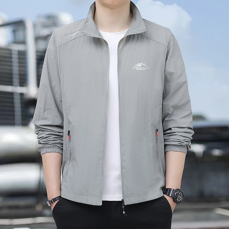 Herren Leichte Outdoor-Jacke mit Windschutz Nord Taschen