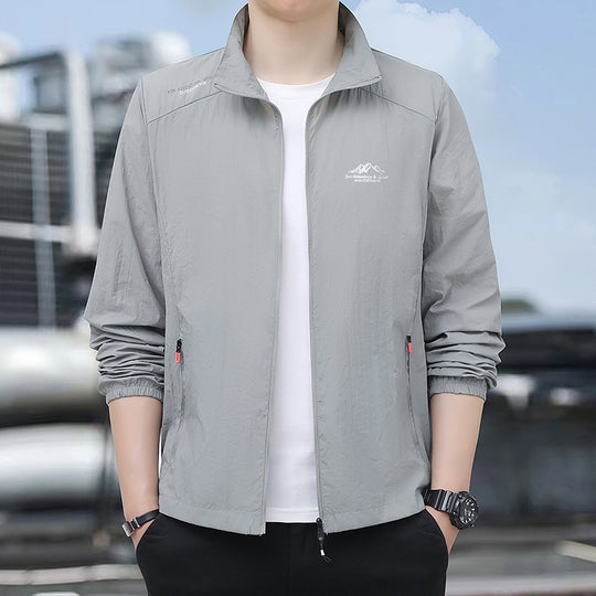 Herren Leichte Outdoor-Jacke mit Windschutz Nord Taschen