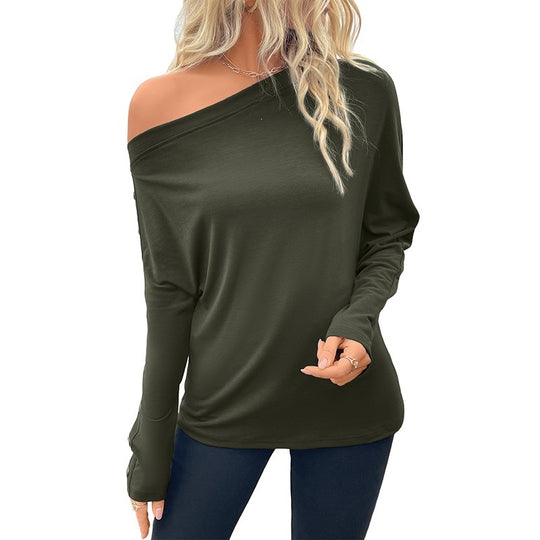 Damen Elegantes Off-Shoulder Oberteil Nord Taschen