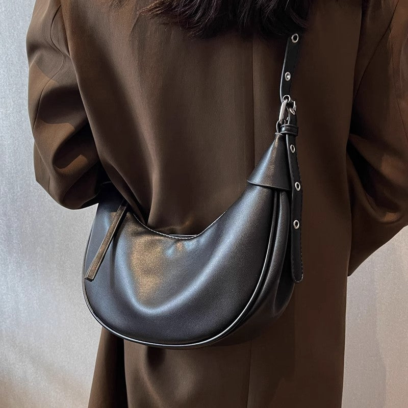 Damen elegante Umhängetasche mit asymmetrischem Design und verstellbarem Schulterriemen Nord Taschen