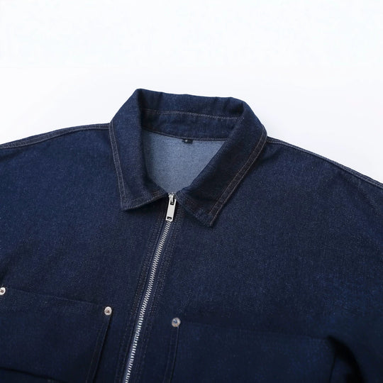 Damen Weite High‑Waist Jeanshose mit elastischem Bund, Tunnelzug und sichtbarer Bügelfalte Nord Taschen