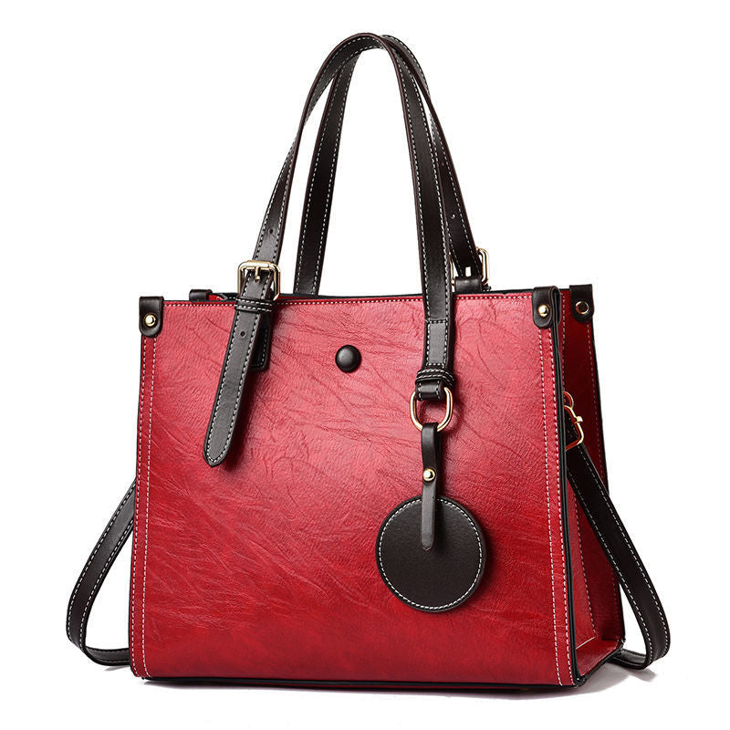 Damen elegante Henkeltasche mit abnehmbarem Schultergurt und strukturiertem Design Nord Taschen