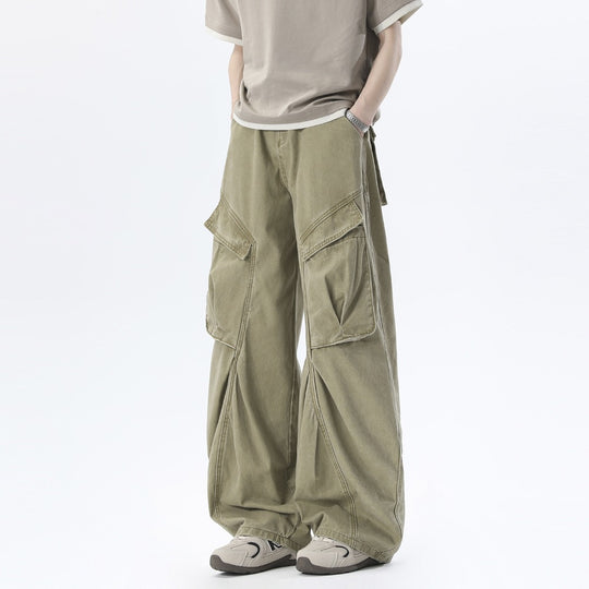 Herren Baggy-Cargo-Hose im Oversize-Schnitt mit großen Klappentaschen Nord Taschen