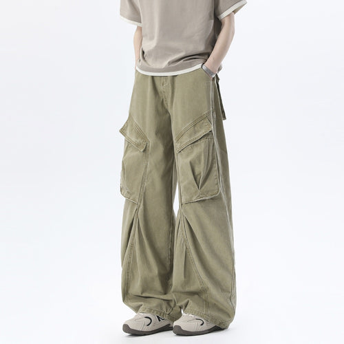 Herren Baggy-Cargo-Hose im Oversize-Schnitt mit großen Klappentaschen Nord Taschen