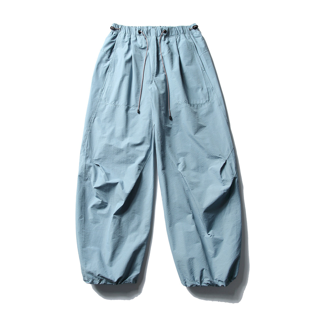 Unisex Weite Ripstop-Hose im Balloon‑Schnitt mit Tunnelzugbund und Utility‑Taschen Nord Taschen