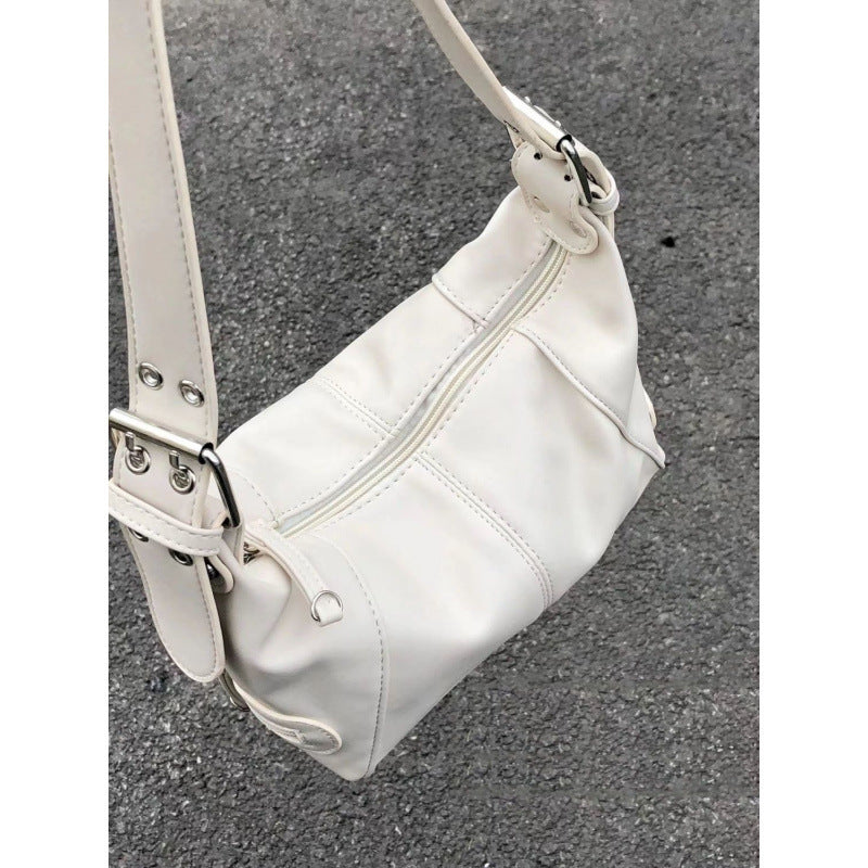 Damen Hobo-Tasche mit elegante Faltoptik und weichem Kunstleder Nord Taschen