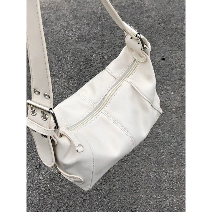 Damen Hobo-Tasche mit elegante Faltoptik und weichem Kunstleder Nord Taschen
