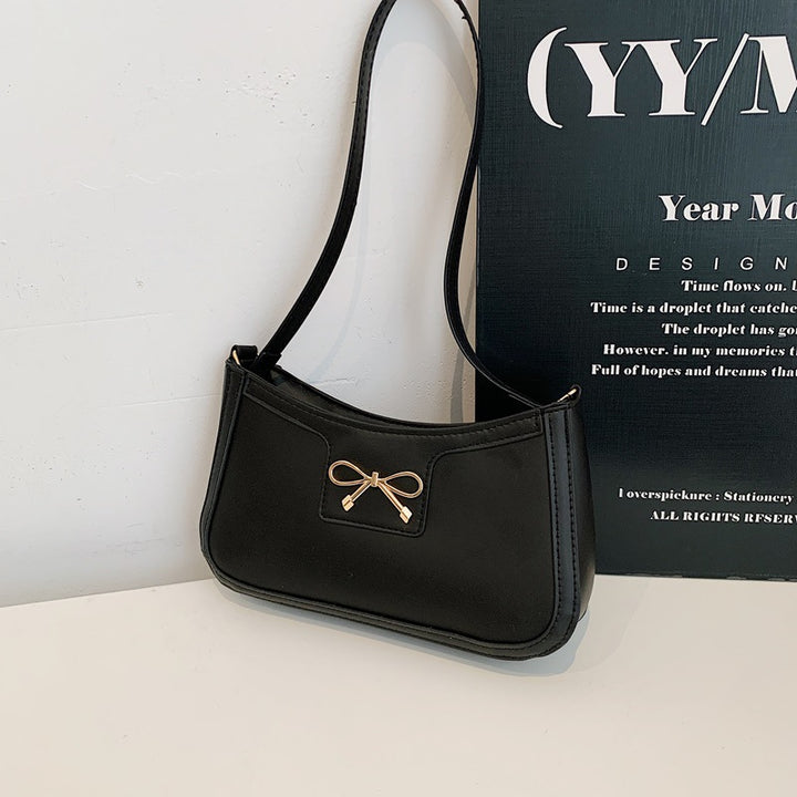 Damen elegante Umhängetasche mit dekorativem Schleifendetail Nord Taschen