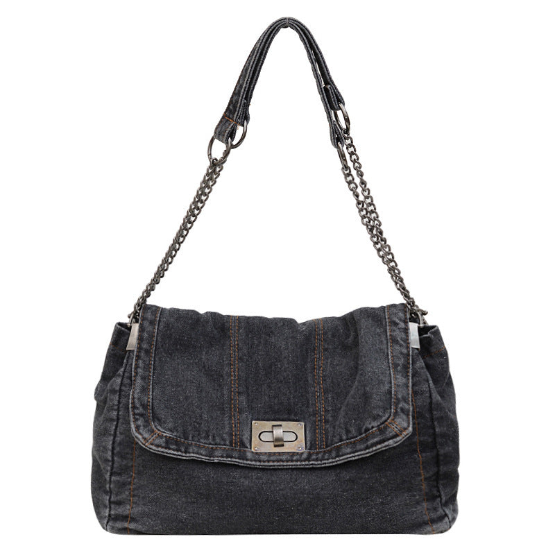 Damen elegante Umhängetasche im Jeans-Look Nord Taschen