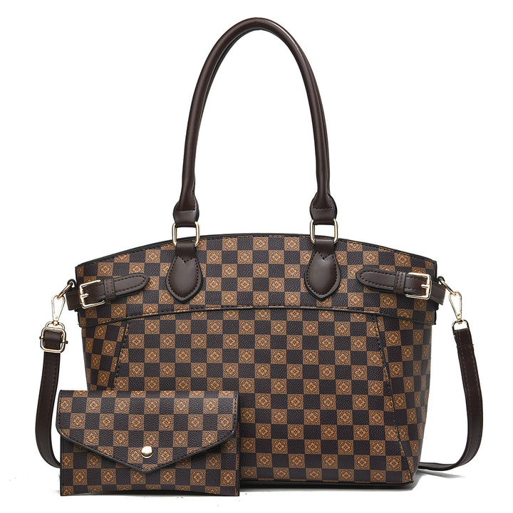 Damen elegante Shopper-Handtasche mit abnehmbarer Kosmetiktasche Nord Taschen