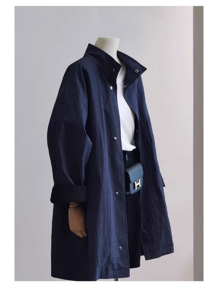 Damen Urbaner Oversized Mantel Nord Taschen