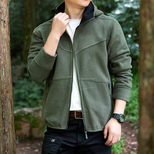 Herren Fleecejacke mit praktischen Taschen Nord Taschen