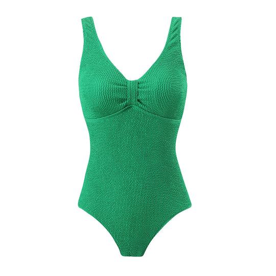 Damen Sportlicher Badeanzug mit strukturiertem Effekt Nord Taschen