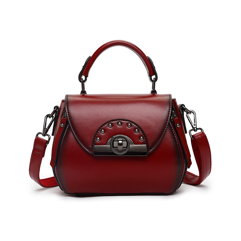 Damen elegante Handtasche mit Metallakzenten Nord Taschen