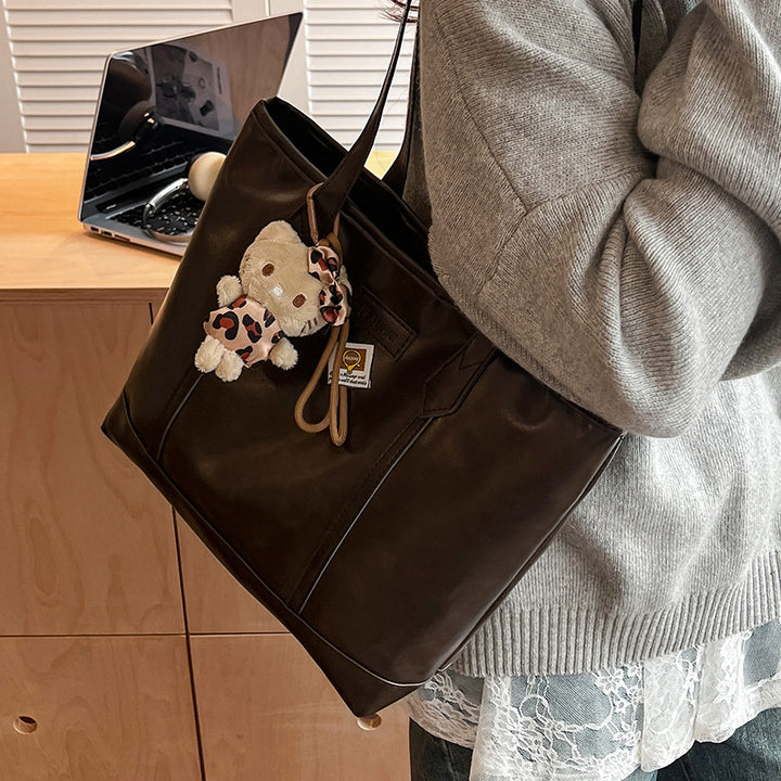 Damen komfortable Tragetasche mit strukturiertem Kunstleder Nord Taschen
