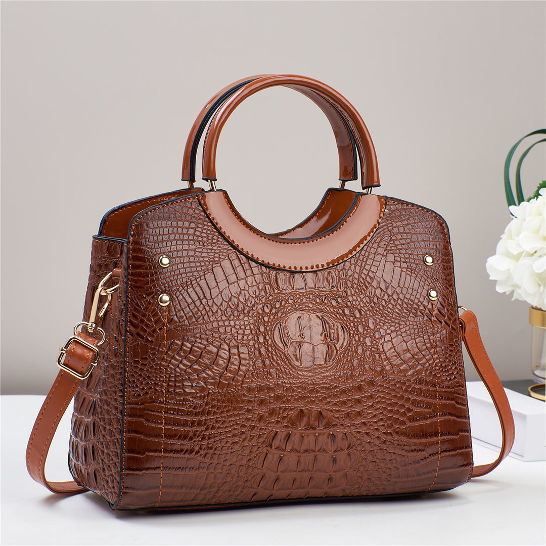 Damen elegante Handtasche mit stilvollem Griffdesign Nord Taschen