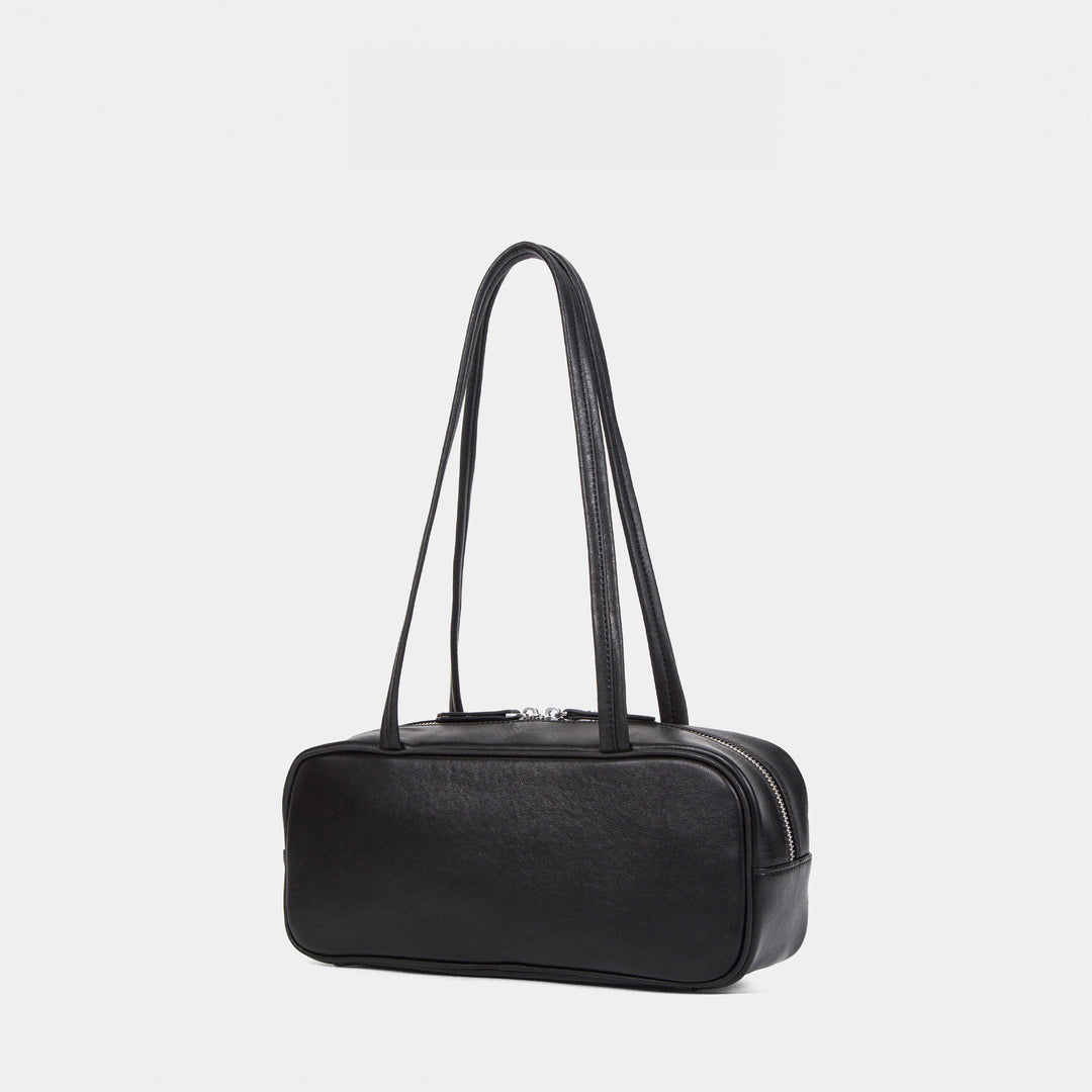 Damen praktische Handtasche im minimalistischen Design mit Reißverschluss Nord Taschen