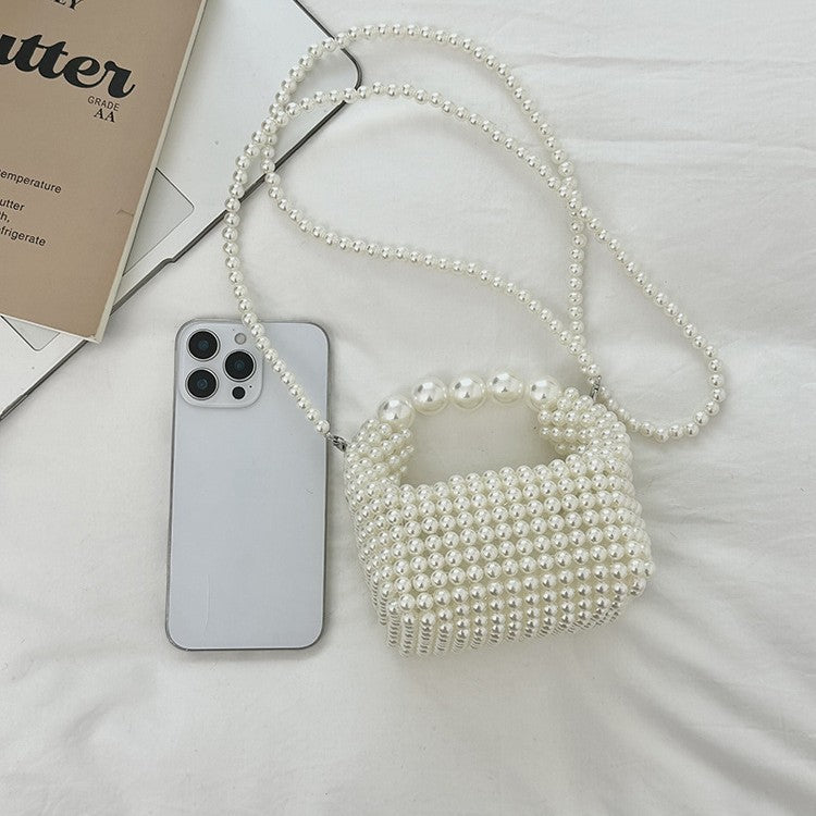 Damen Handtasche mit funkelndem Perlenmuster Nord Taschen