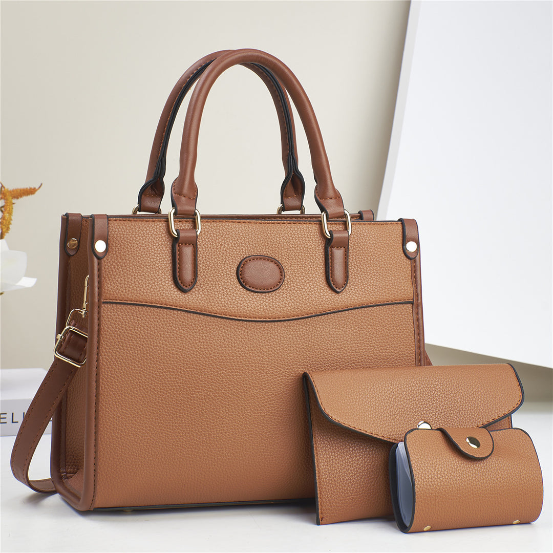 Damen Handtasche im strukturierten Design mit abnehmbarer Mini-Clutch Nord Taschen