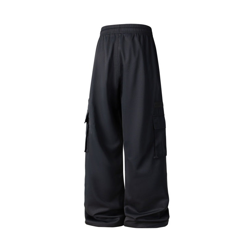 Herren Weite Cargo-Hose im Oversize-Schnitt mit elastischem Tunnelzugbund und Multifachtaschen Nord Taschen