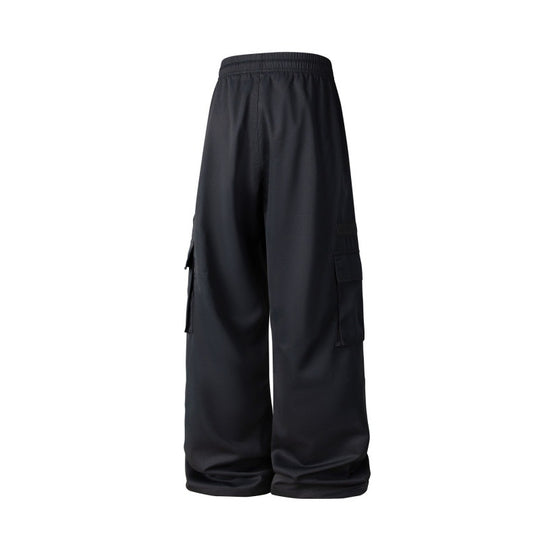 Herren Weite Cargo-Hose im Oversize-Schnitt mit elastischem Tunnelzugbund und Multifachtaschen Nord Taschen