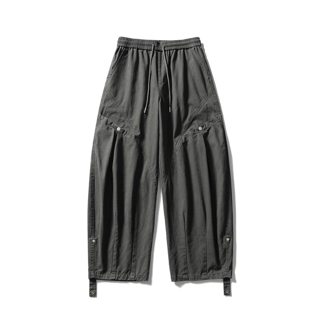 Damen Weite Cargo‑Hose mit elastischem Tunnelzugbund, aufgesetzten Pattentaschen und verstellbaren Beinriemen Nord Taschen