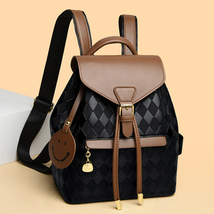 Damen eleganter Rucksack mit geflochtenem Design Nord Taschen