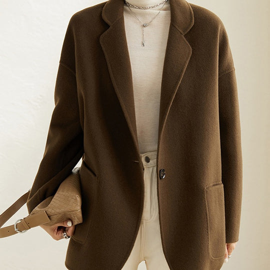 Damen Moderner Oversized Blazer Nord Taschen