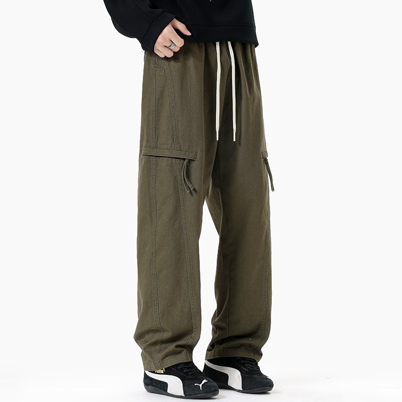 Herren Weite Cargo-Jogginghose im Baggy‑Schnitt mit Kordelbund & Mehrfachtaschen Nord Taschen