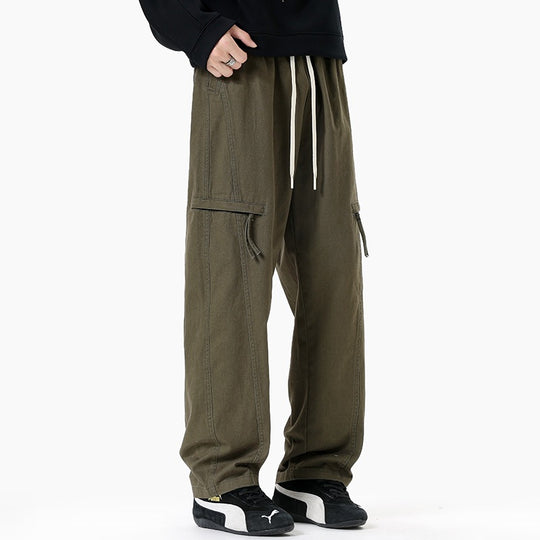 Herren Weite Cargo-Jogginghose im Baggy‑Schnitt mit Kordelbund & Mehrfachtaschen Nord Taschen