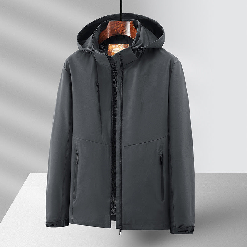 Herren Wetterfeste Outdoorjacke mit praktischer Kapuze Nord Taschen