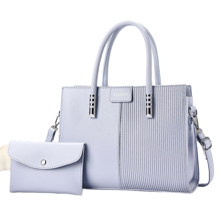 Damen elegante Tragetasche mit strukturierter Oberfläche und abnehmbarer Mini-Clutch Nord Taschen