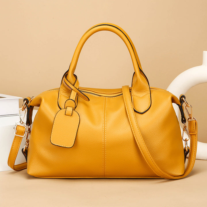 Damen elegante Handtasche mit luxuriösem Kunstleder und abnehmbarem Schultergurt Nord Taschen