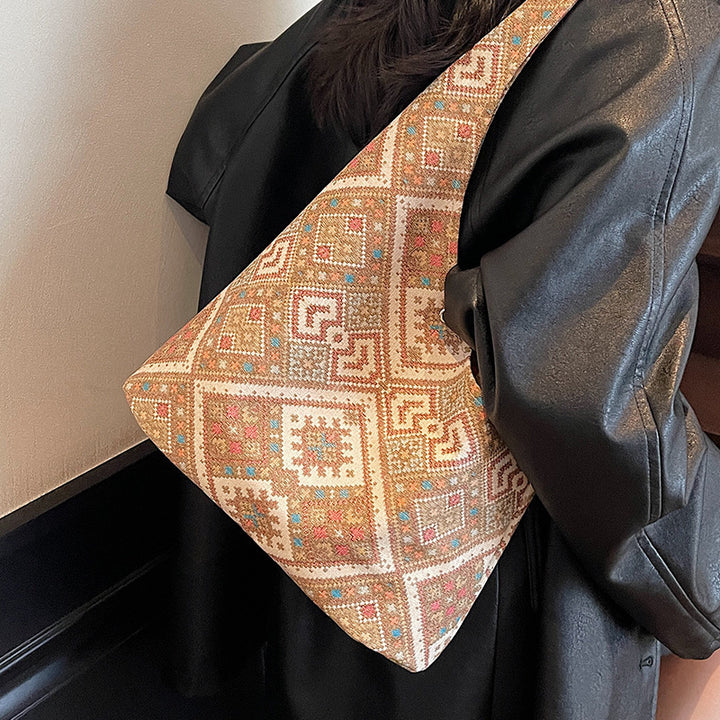 Damen Hobo-Tasche mit kunstvollen ethnischen Mustern Nord Taschen