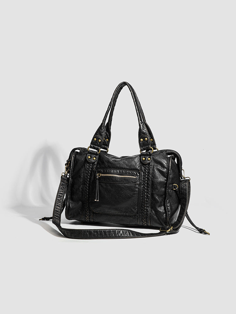 Nord Taschen | Handbag for School Shoulder Strap in Rigid Leather