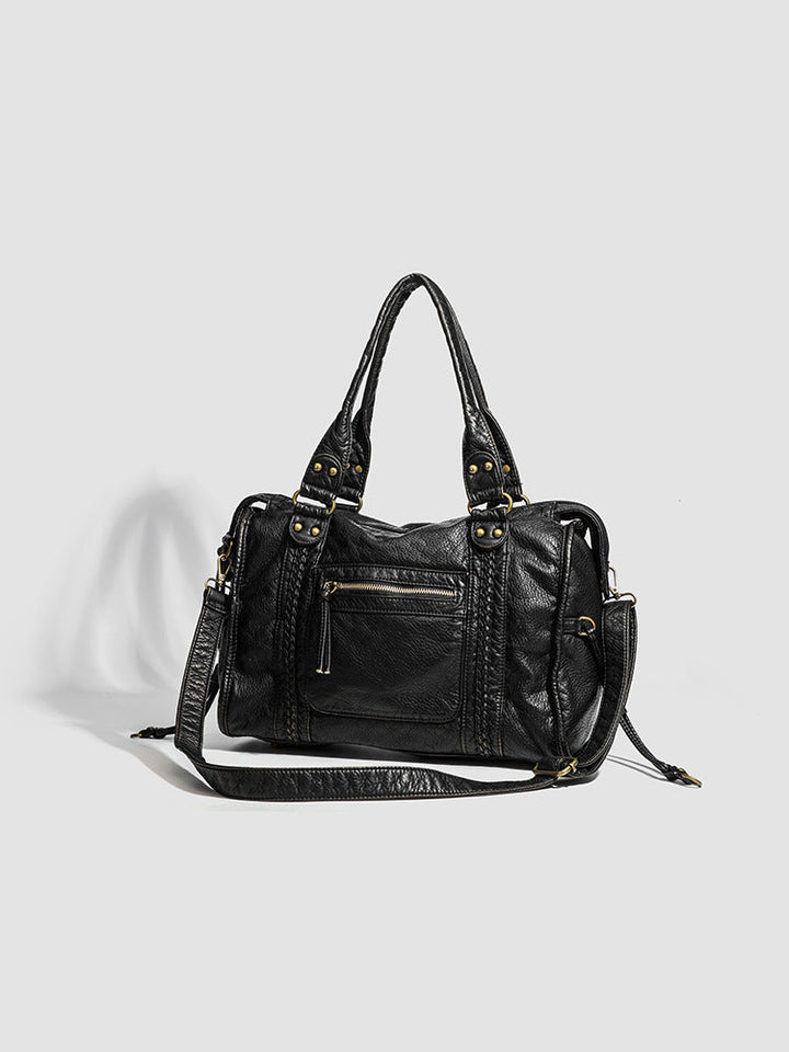 Nord Taschen | Handbag for School Shoulder Strap in Rigid Leather
