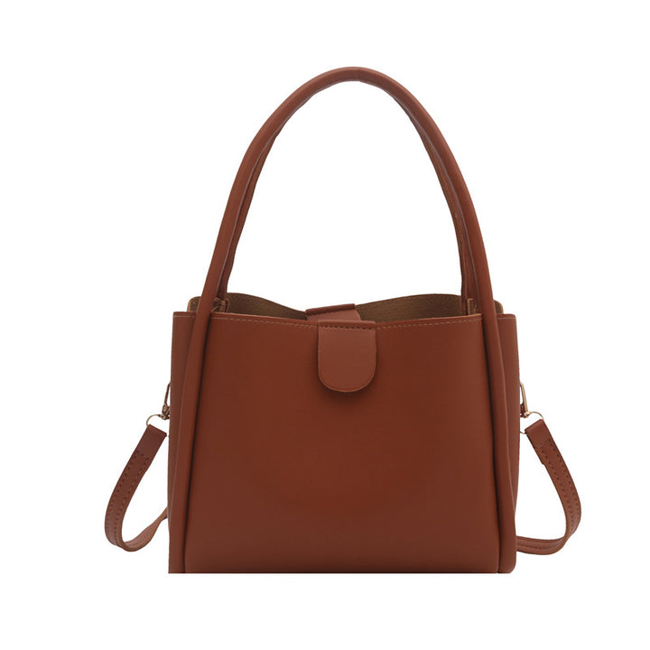 Damen elegante Mini-Handtasche mit praktischem Klappverschluss Nord Taschen
