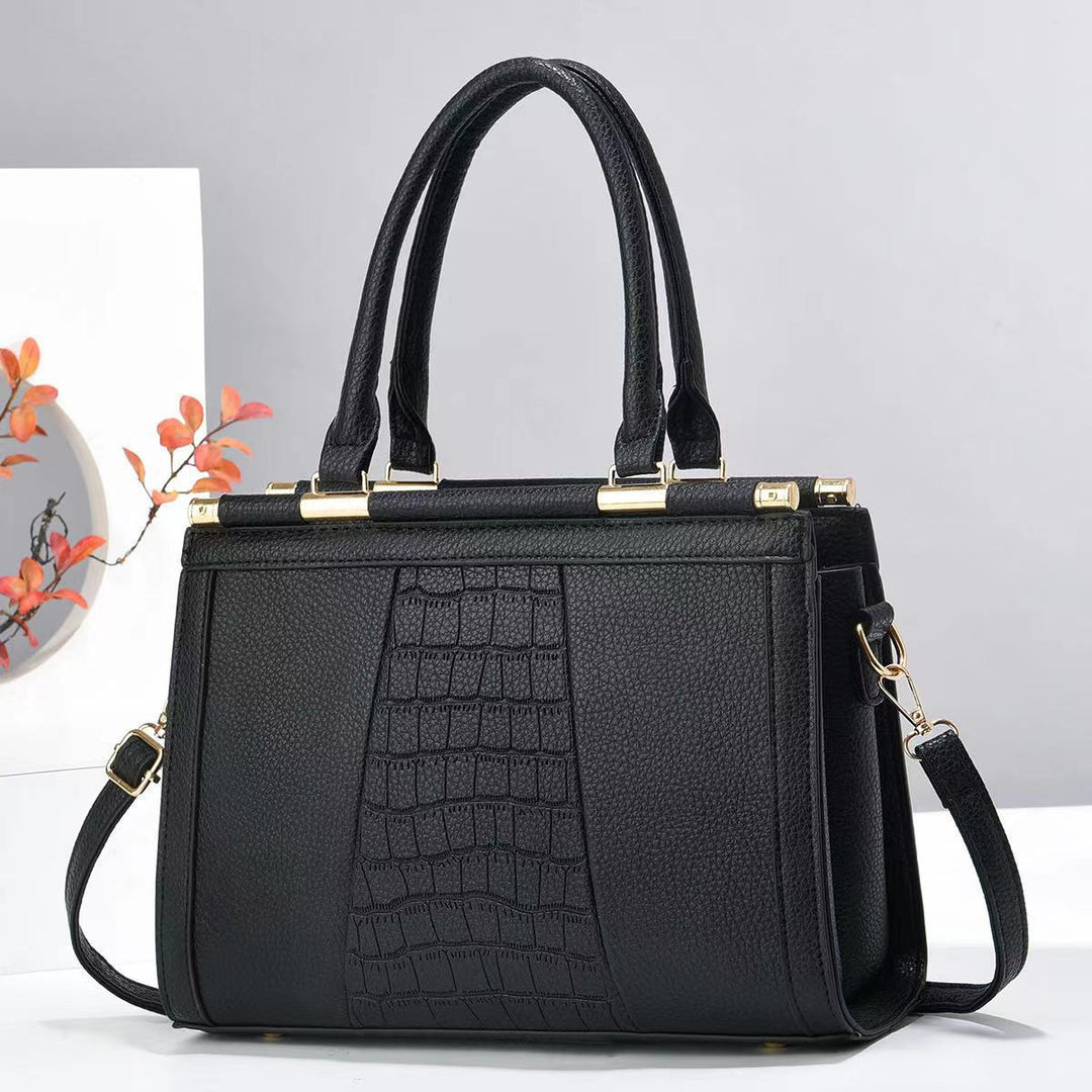 Damen elegante Handtasche mit luxuriösem Krokodillederdesign Nord Taschen