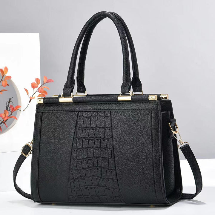 Damen elegante Handtasche mit luxuriösem Krokodillederdesign Nord Taschen