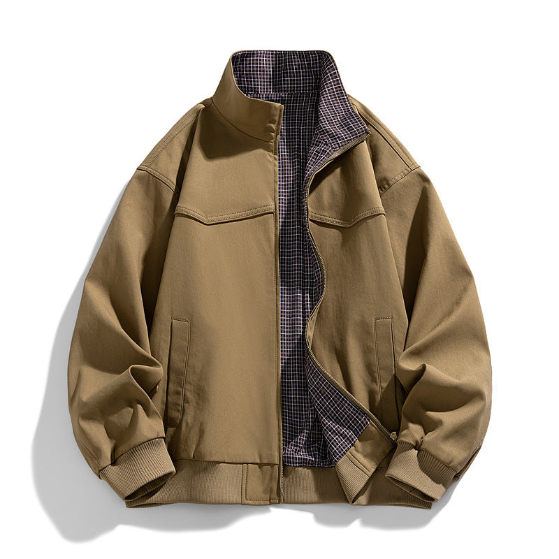 Herren Leichte Übergangsjacke mit Stehkragen Nord Taschen