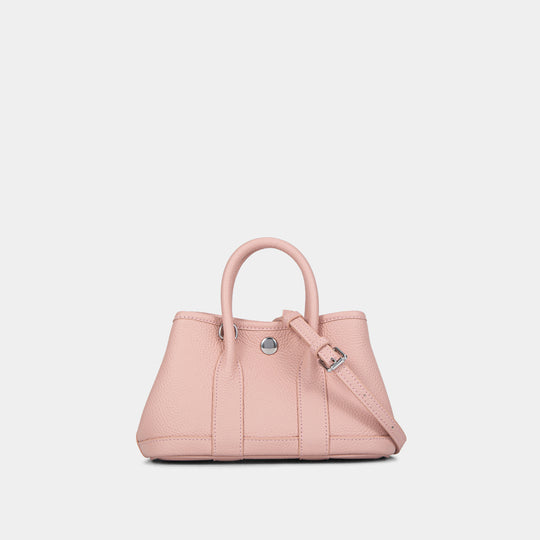 Damen kompakte Handtasche mit abnehmbarem Schulterriemen und feiner Prägung Nord Taschen