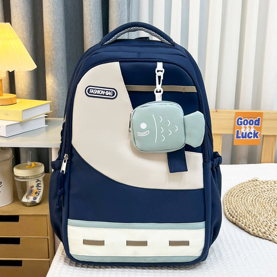 Damen Freizeit-Rucksack mit funktionalem Fächerdesign und kreativen Anhängern Nord Taschen