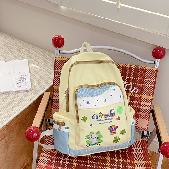 Damen Rucksack mit buntem Motiv und praktischen Fächern Nord Taschen