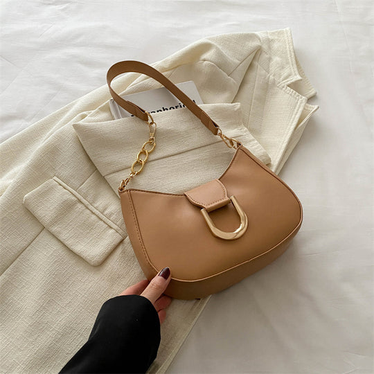 Damen Umhängetasche mit modernem Design und eleganter Schnallenverzierung Nord Taschen