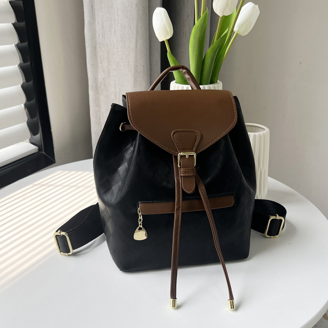 Damen stilvoller Rucksack mit geflochtenem Design Nord Taschen