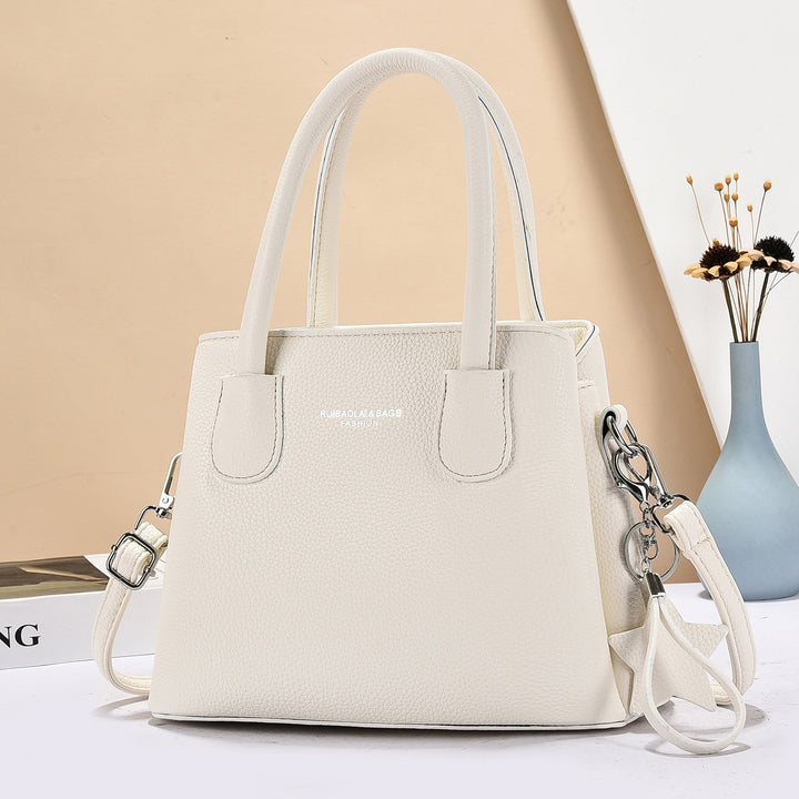 Damen modische Handtasche mit strukturiertem Obermaterial und abnehmbarem Schultergurt Nord Taschen
