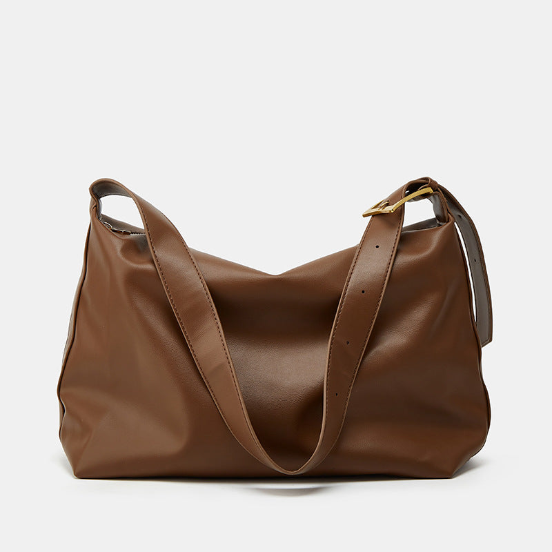 Damen Hobo-Tasche mit elegantem Faltendesign und weichem Kunstleder Nord Taschen
