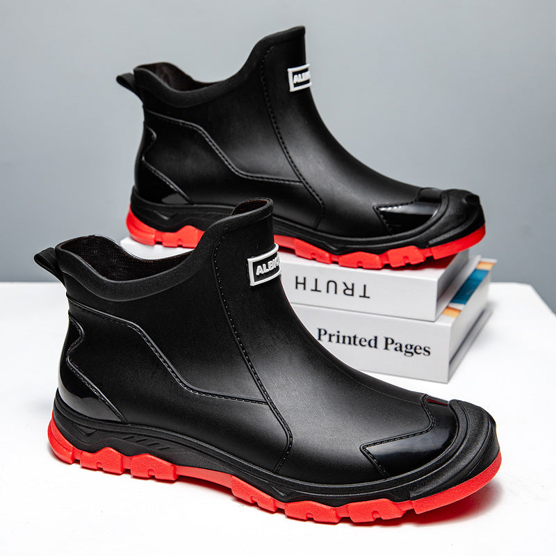 Herren Gummistiefel mit rutschfester Sohle und flexiblem Einstieg Nord Taschen