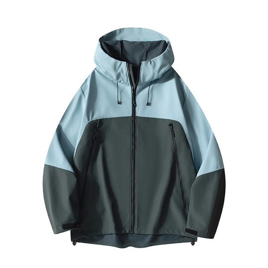 Herren Hybrid-Softshelljacke mit Kapuze, atmungsaktivem Fleece-Innenfutter & verdeckten Reißverschlusstaschen Nord Taschen